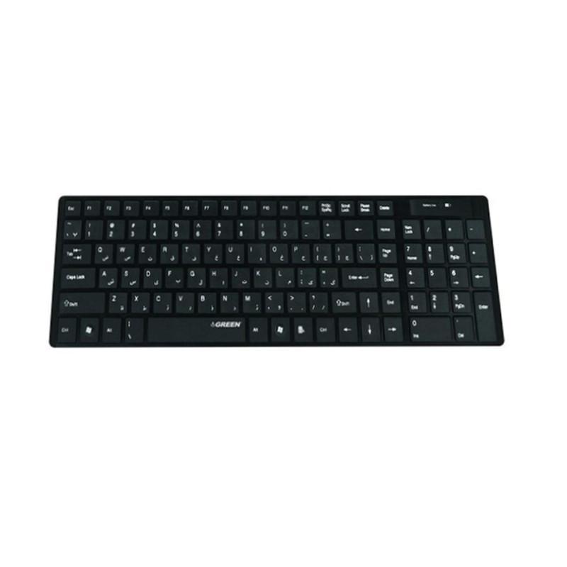 کیبورد بی سیم گرین مدل GK-101W با حروف فارسی