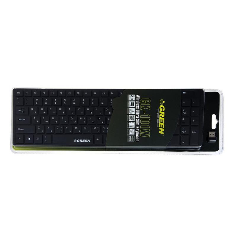 کیبورد بی سیم گرین مدل GK-101W با حروف فارسی