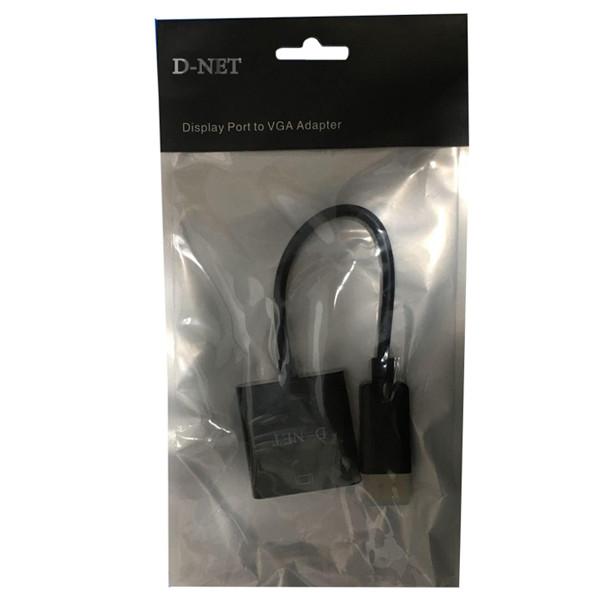 مبدل Displayport به VGA دی نت مدل D-V1