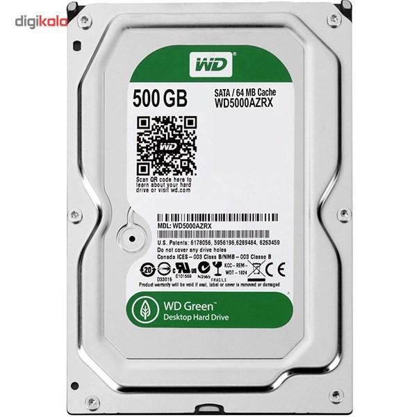 هارددیسک اینترنال وسترن دیجیتال سری سبز مدل WD5000AZRX ظرفیت 500 گیگابایت