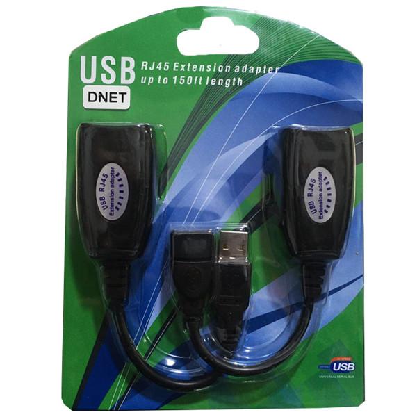 کابل افزایش طول USB تحت شبکه دی نت مدل RJXT