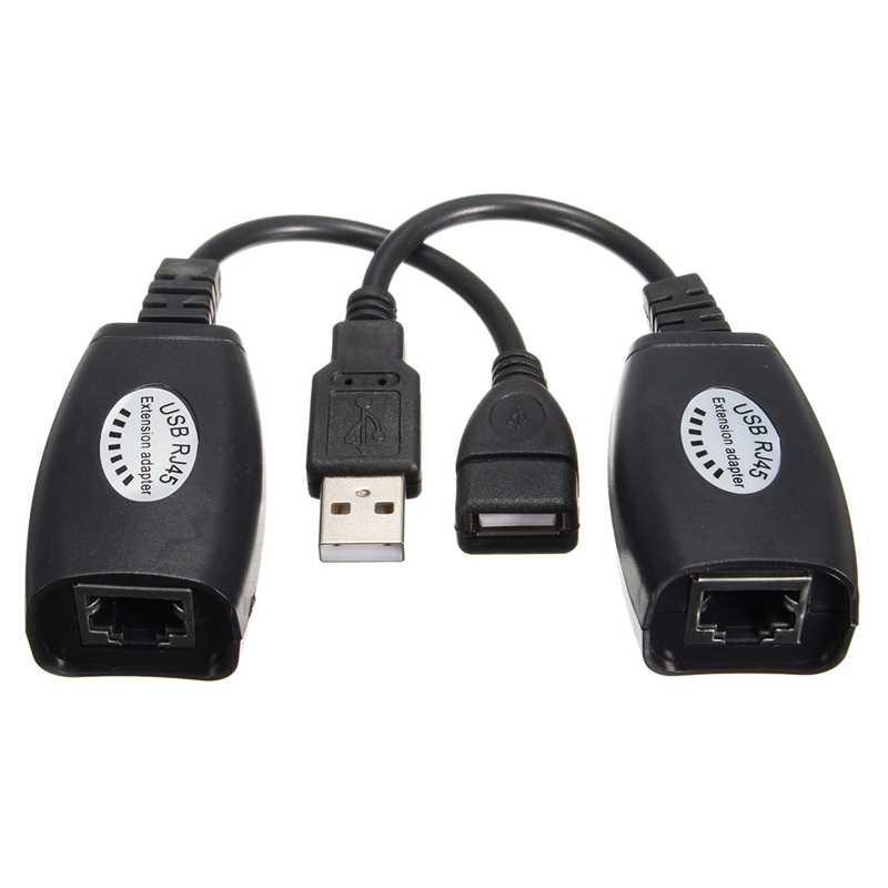کابل افزایش طول USB تحت شبکه دی نت مدل RJXT