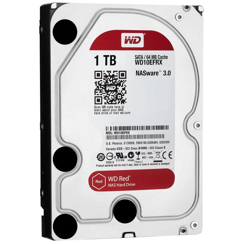 هارددیسک اینترنال وسترن دیجیتال مدل Red WD10EFRX ظرفیت 1 ترابایت