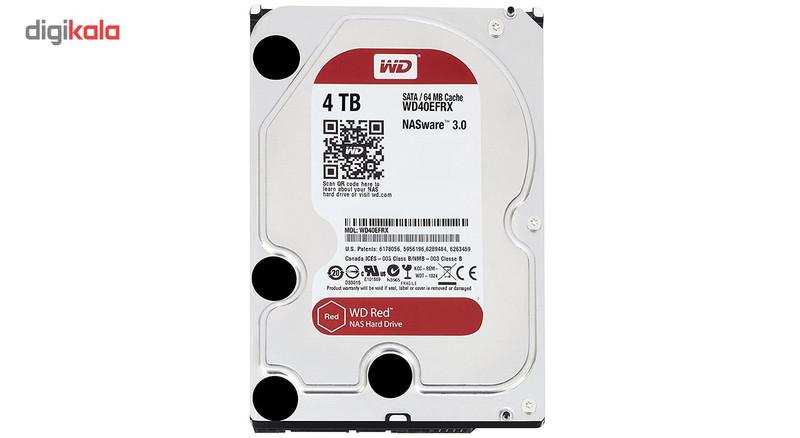 هارددیسک اینترنال وسترن دیجیتال مدل Red WD40EFRX ظرفیت 4 ترابایت