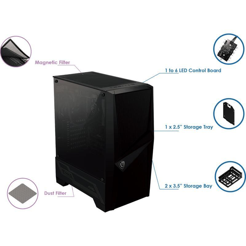 کیس کامپیوتر ام اس آی مدل MAG Forge 100R
