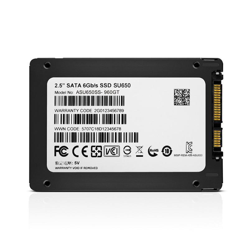 اس اس دی اینترنال SATA III ای دیتا مدل SU650 ظرفیت 480 گیگابایت