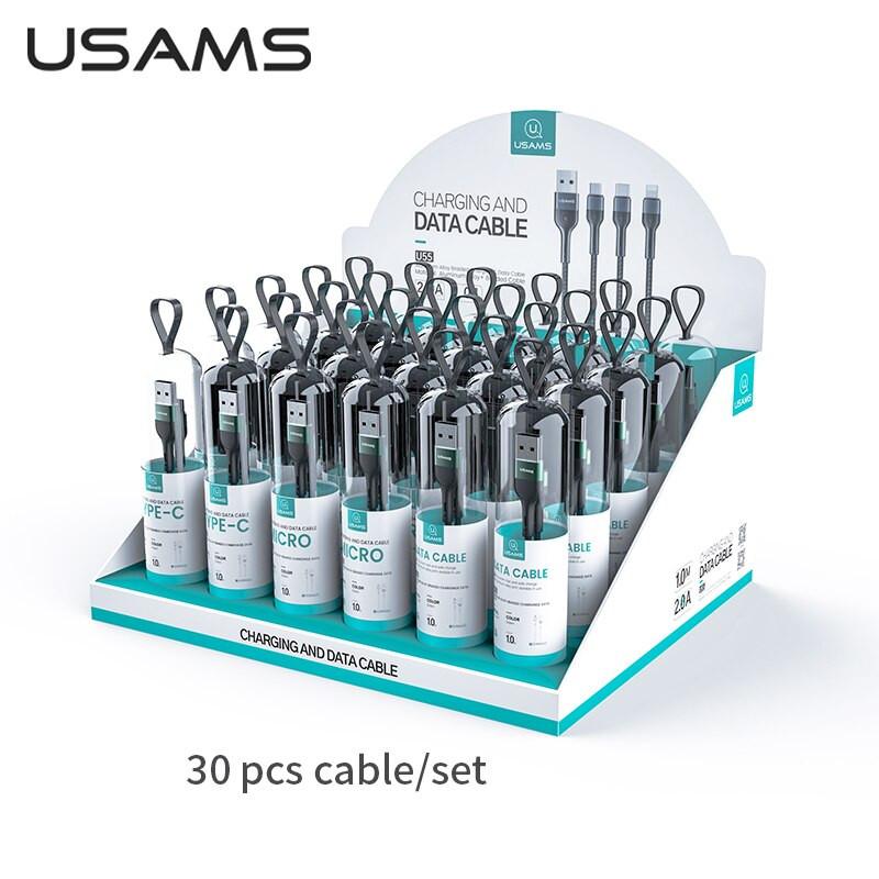کابل تبدیل USB به microUSB یوسمز مدل U 55 طول ۱ متر