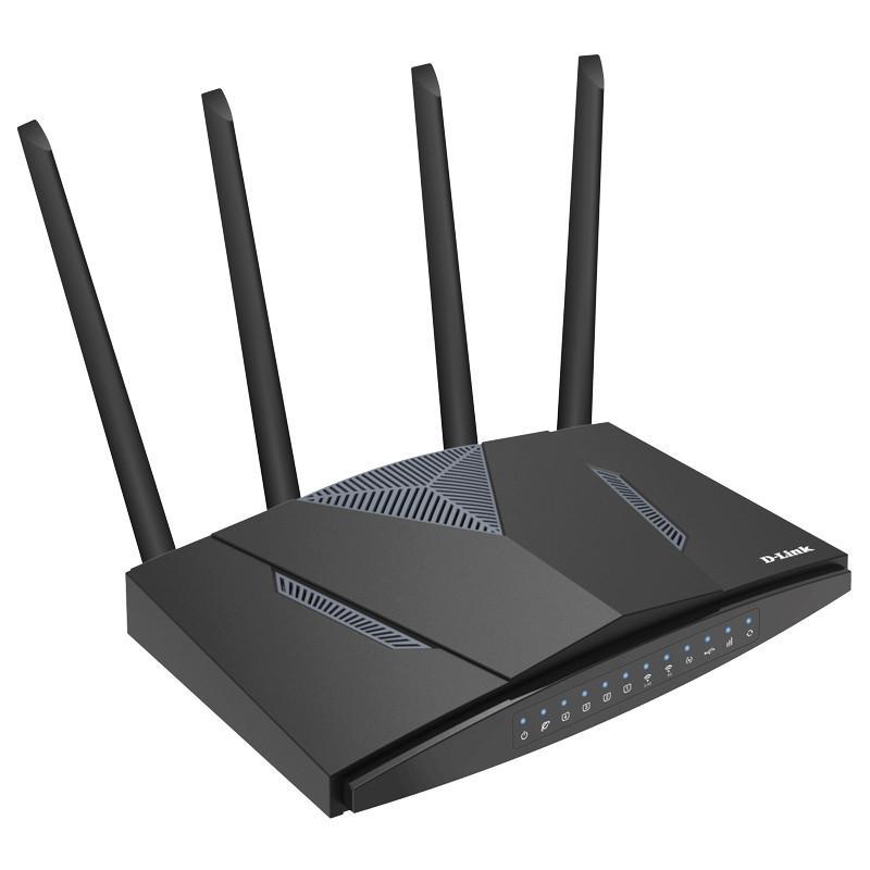 روتر بی‌سیم 4G خانگی دی-لینک مدل DWR-M960 4G AC1200 با پشتیبانی از 32 کاربر، چهار درگاه LAN گیگابیت، پورت USB 2.0، اتصال WAN و سیم‌کارت، آنتن خارجی چهارگانه و کلیدهای WPS، Reset و روشن/خاموش