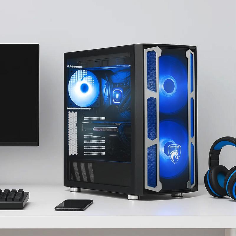 کیس کامپیوتر گیمینگ گرین مدل GRIFFIN G6