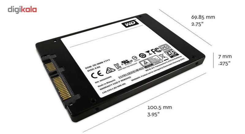 اس اس دی اینترنال SATA III وسترن دیجیتال مدل Green ظرفیت 240 گیگابایت