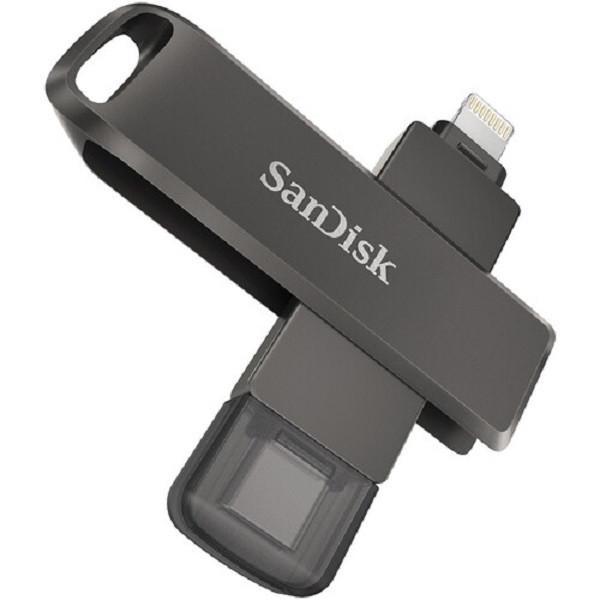 فلش مموری لایتنینگ و USB3.1 سن دیسک مدل IXPAND LUXE ظرفیت 64 گیگابایت