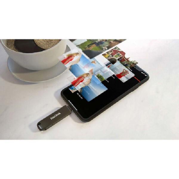فلش مموری لایتنینگ و USB3.1 سن دیسک مدل IXPAND LUXE ظرفیت 64 گیگابایت