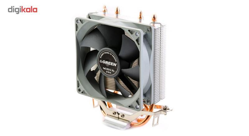 خنک کننده پردازنده گرین مدل NOTUS-95 PWM