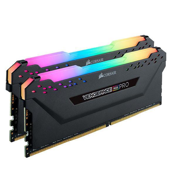  رم دسکتاپ DDR4 دو کاناله 3600 مگاهرتز CL18 کورسیر مدل VENGEANCE RGB PRO ظرفیت 32 گیگابایت