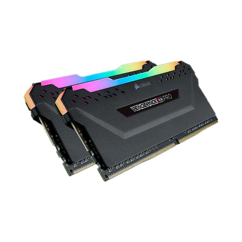  رم دسکتاپ DDR4 دو کاناله 3600 مگاهرتز CL18 کورسیر مدل VENGEANCE RGB PRO ظرفیت 32 گیگابایت