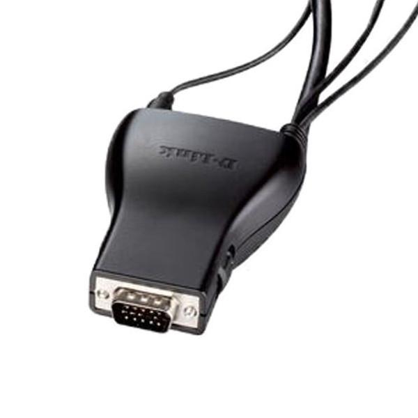 سوییچ 2 پورت USB KVM دی-لینک مدل KVM-222