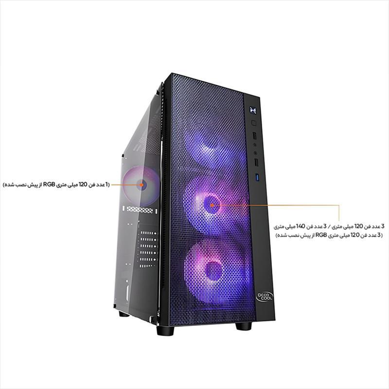 کیس کامپیوتر گیمینگ دیپ کول مدل MATREXX 55 MESH ADD-RGB 4F