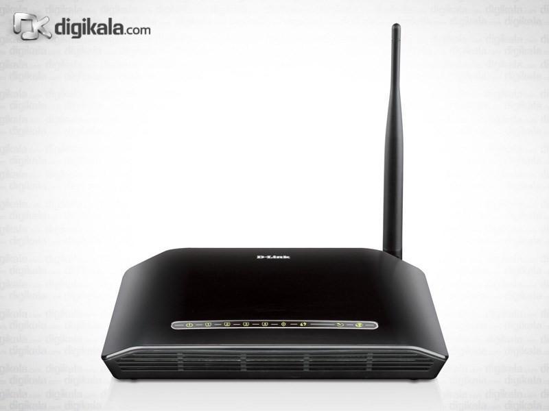مودم-روتر بی‌سیم +ADSL2 دی لینک DSL-2730U