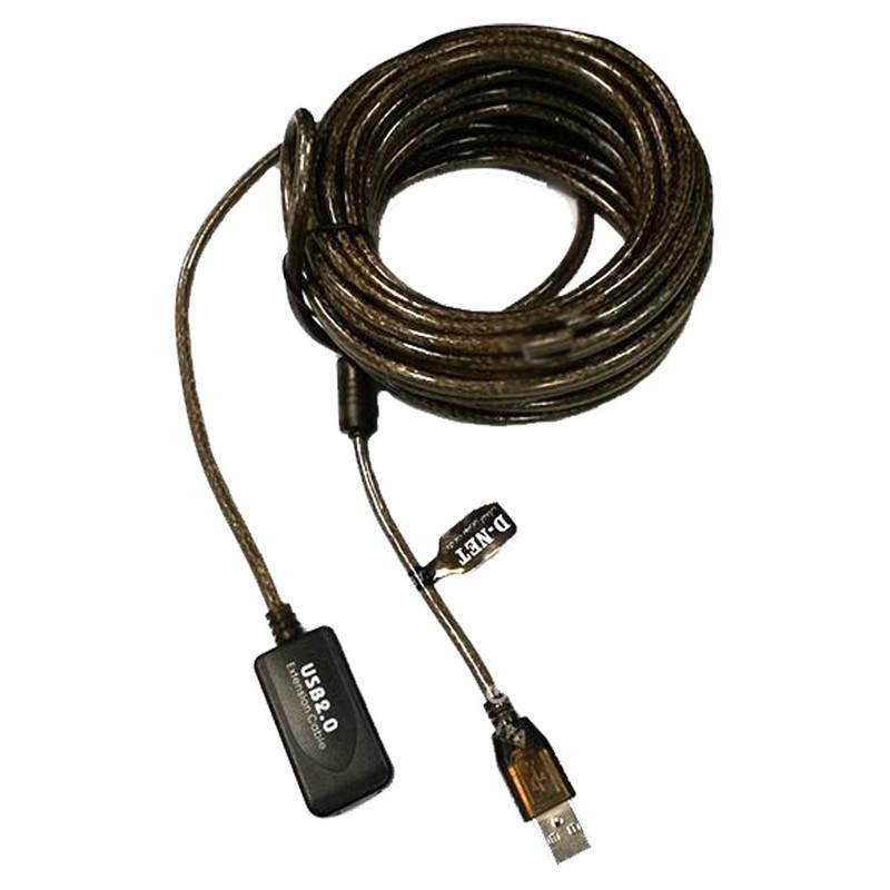 کابل افزایش طول  USB 2.0 دی نت مدل UF523 طول 10 متر