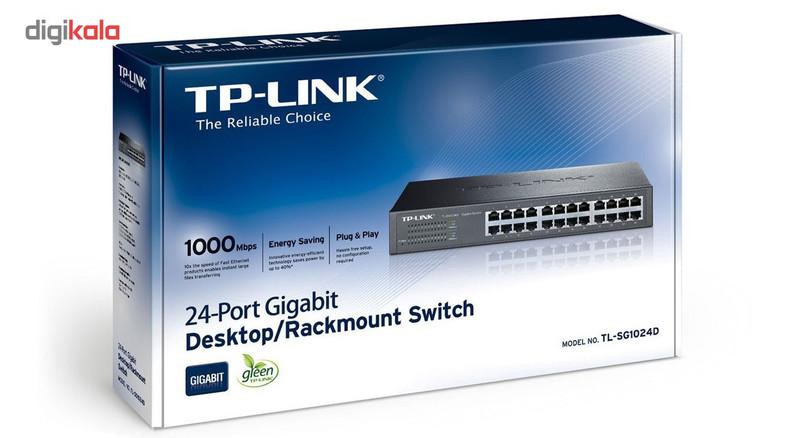 سوییچ 24 پورت تی پی لینک مدل TL-SG1024D V5