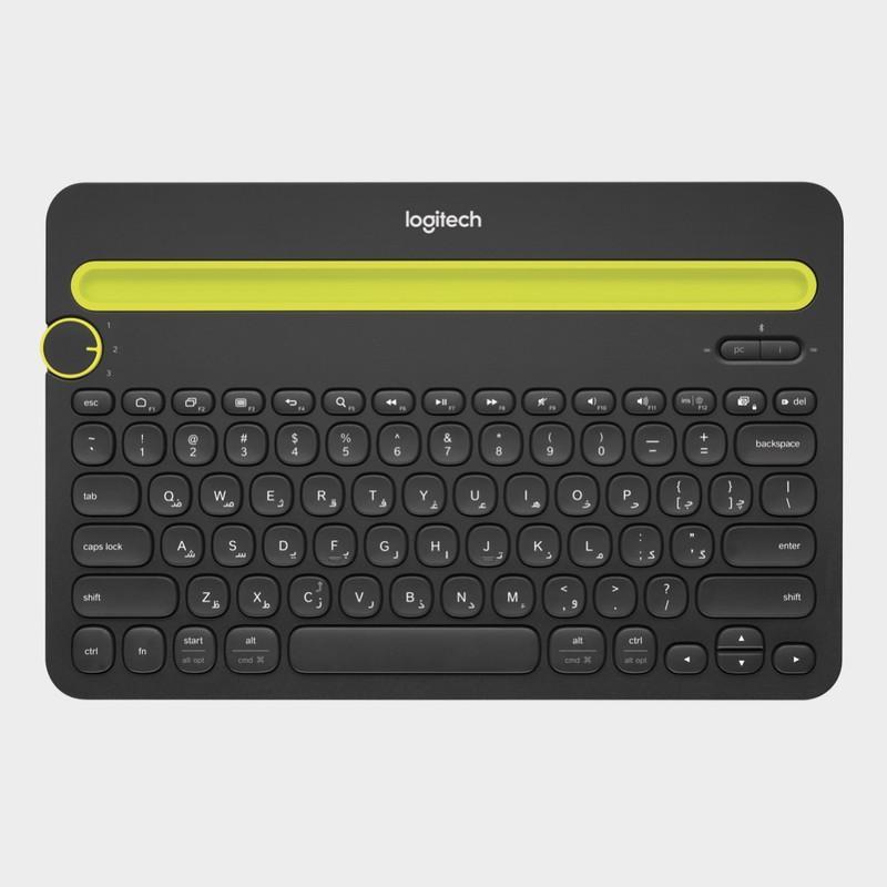 کیبورد بی سیم لاجیتک مدل K480، سوییچ ممبران ، TenKeyLess