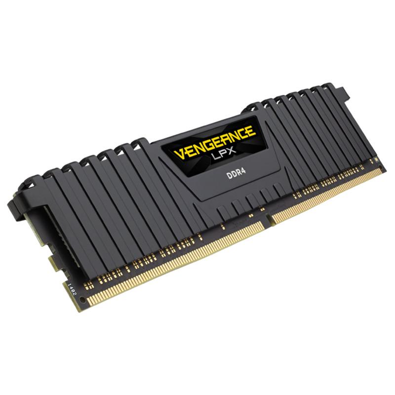 رم دسکتاپ کورسیر مدل VENGEANCE LPX DDR4 تک کاناله ظرفیت 8 گیگابایت فرکانس 3200 مگاهرتز تایمینگ CL16 با هیت‌سینک خنک‌کننده