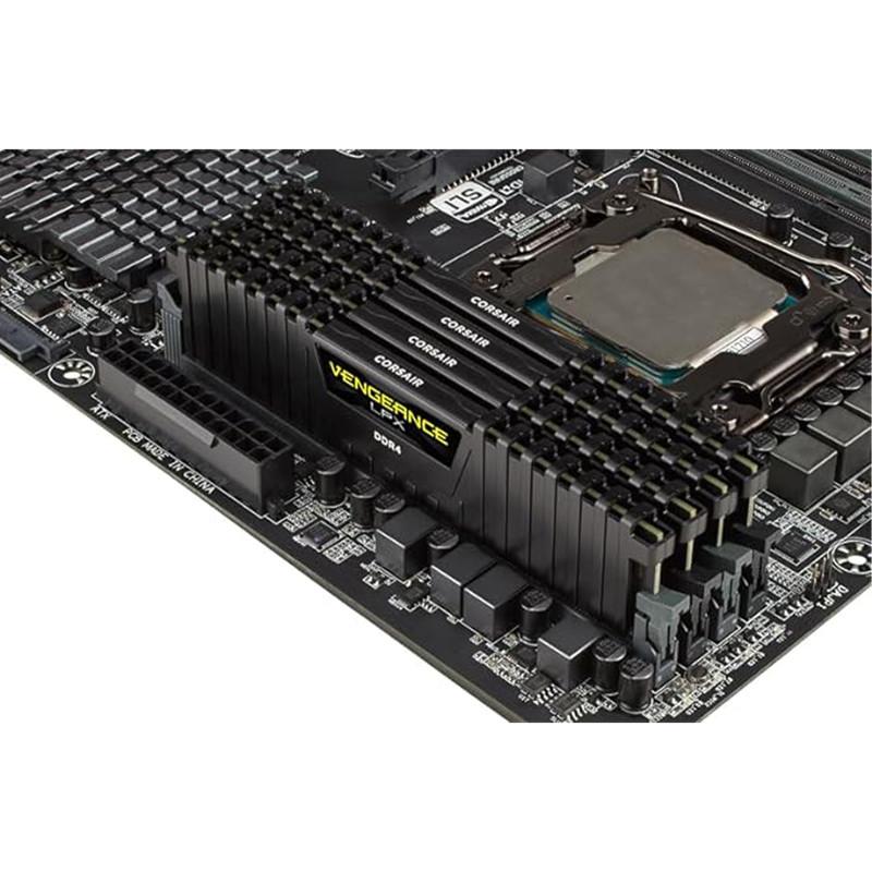 رم دسکتاپ کورسیر مدل VENGEANCE LPX DDR4 تک کاناله ظرفیت 8 گیگابایت فرکانس 3200 مگاهرتز تایمینگ CL16 با هیت‌سینک خنک‌کننده