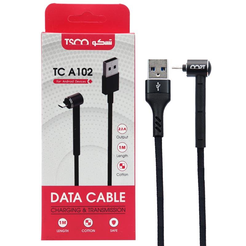 کابل تبدیل usb به micro-b تسکو مدل A102 طول 1 متر