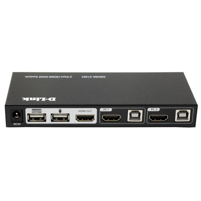 سوییچ 2 پورت KVM دی لینک مدل DKVM-210H