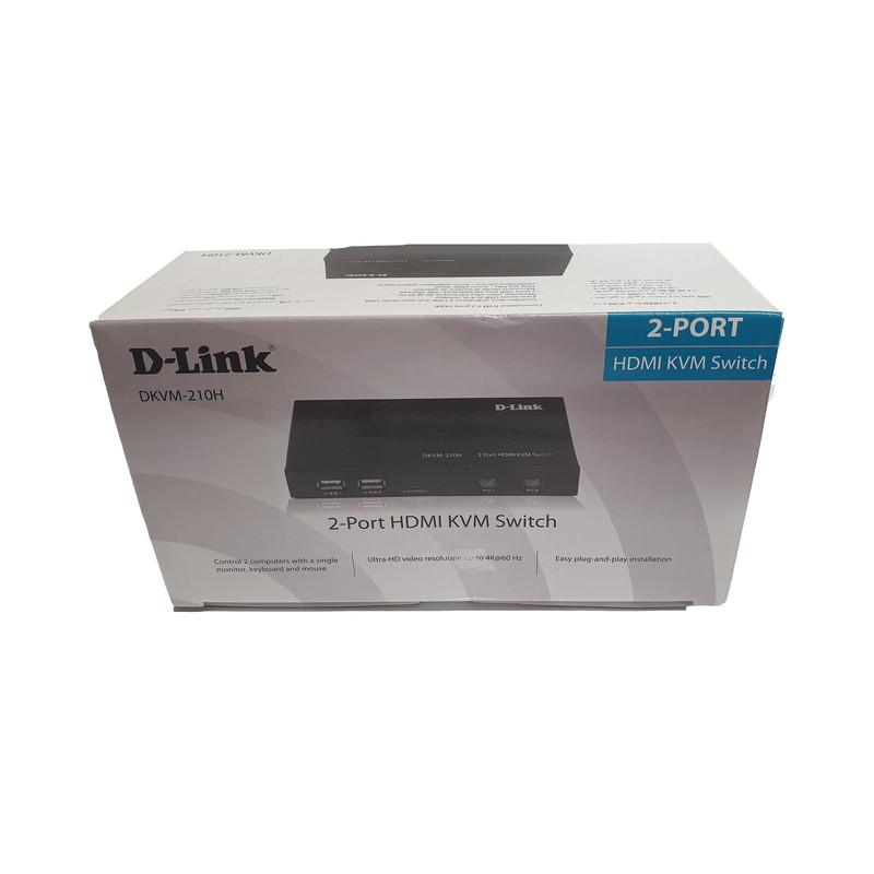 سوییچ 2 پورت KVM دی لینک مدل DKVM-210H