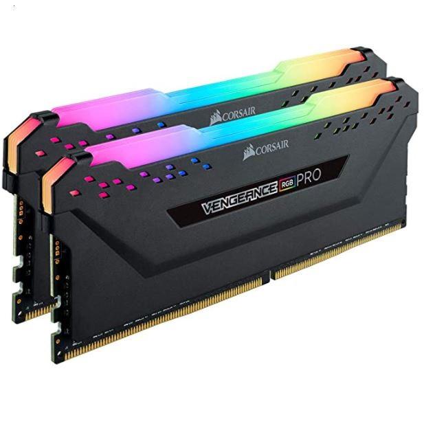 رم دسکتاپ کورسیر مدل VENGEANCE RGB PRO DDR4 دو کاناله 64 گیگابایت 3200 مگاهرتز CL16 با هیت‌سینک خنک‌کننده و ولتاژ کاری 1.35 ولت