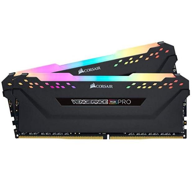 رم دسکتاپ کورسیر مدل VENGEANCE RGB PRO DDR4 دو کاناله 64 گیگابایت 3200 مگاهرتز CL16 با هیت‌سینک خنک‌کننده و ولتاژ کاری 1.35 ولت