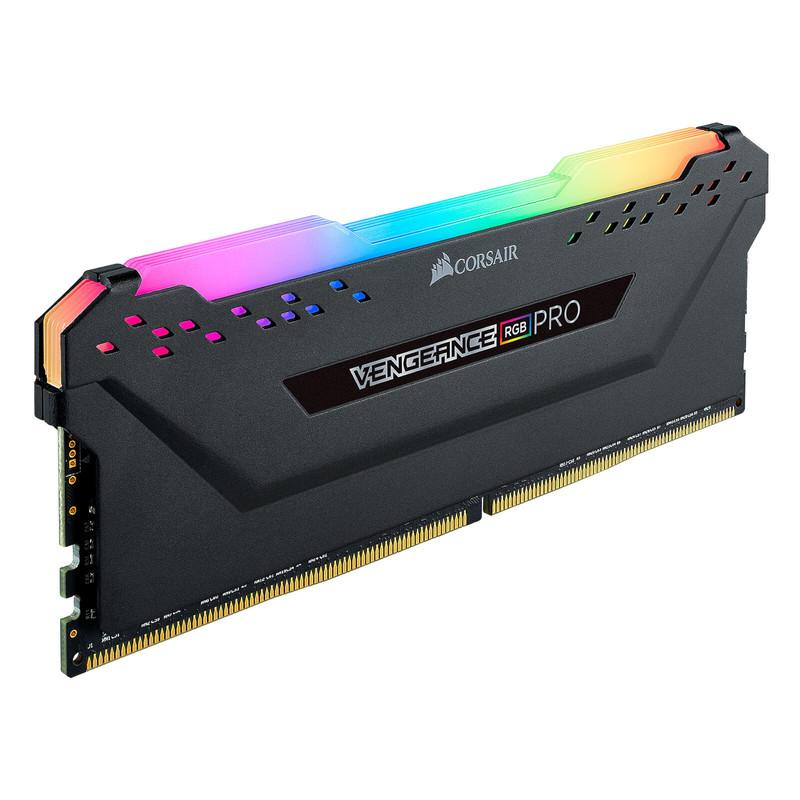 رم دسکتاپ کورسیر مدل VENGEANCE RGB PRO DDR4 دو کاناله 64 گیگابایت 3200 مگاهرتز CL16 با هیت‌سینک خنک‌کننده و ولتاژ کاری 1.35 ولت