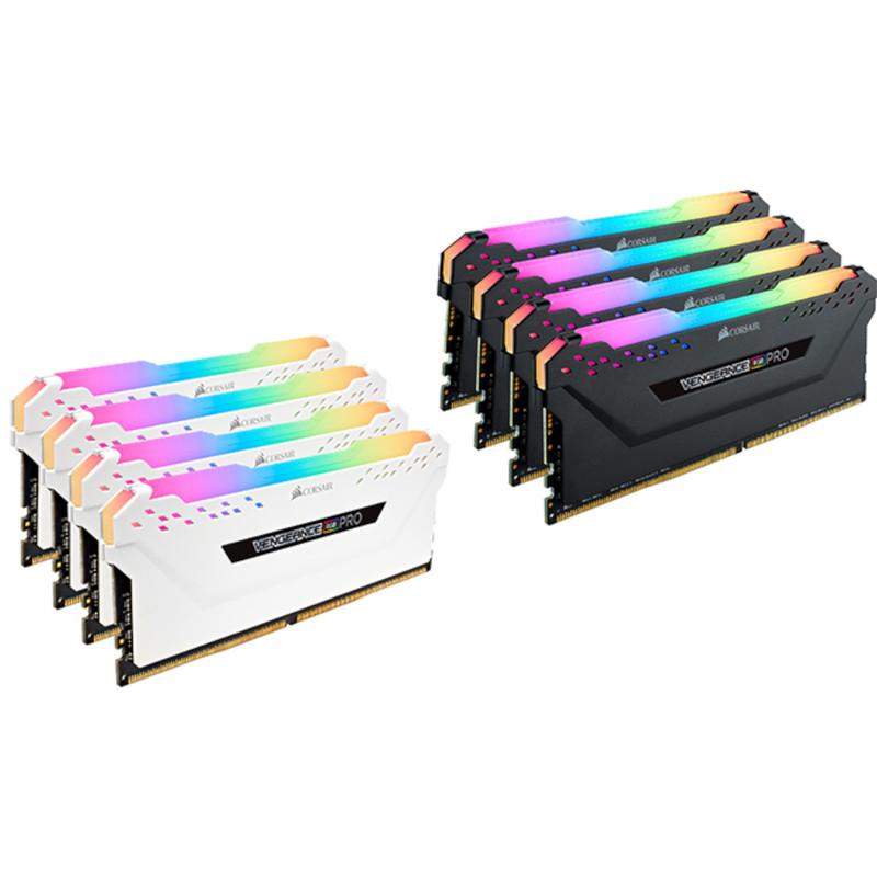 رم دسکتاپ کورسیر مدل VENGEANCE RGB PRO DDR4 دو کاناله 64 گیگابایت 3200 مگاهرتز CL16 با هیت‌سینک خنک‌کننده و ولتاژ کاری 1.35 ولت