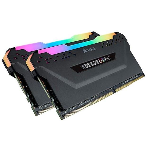 رم دسکتاپ کورسیر مدل VENGEANCE RGB PRO DDR4 دو کاناله 64 گیگابایت 3200 مگاهرتز CL16 با هیت‌سینک خنک‌کننده و ولتاژ کاری 1.35 ولت