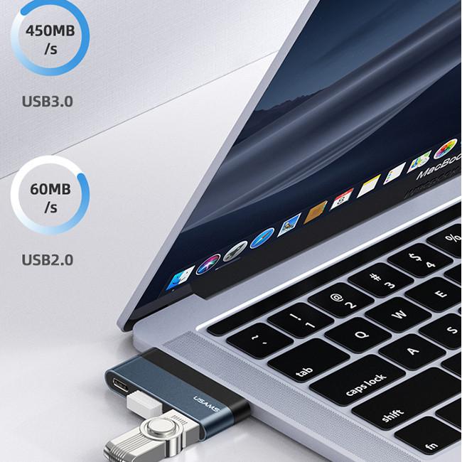 هاب 3 پورت USB-C یوسمز مدل US-SJ490