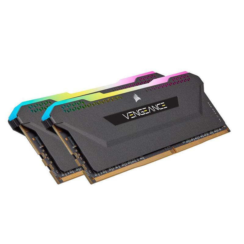 رم دسکتاپ DDR4 دو کاناله 3200 مگاهرتز C16 کورسیر مدل VENGEANCE RGB PRO SL ظرفیت 32 گیگابایت