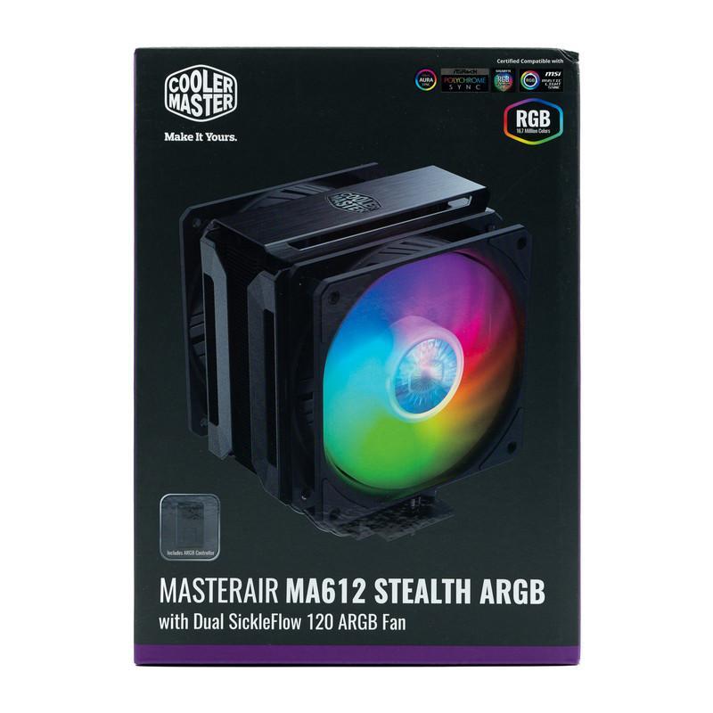 خنک کننده پردازنده کولر مستر مدل MA612 STEALTH ARGB