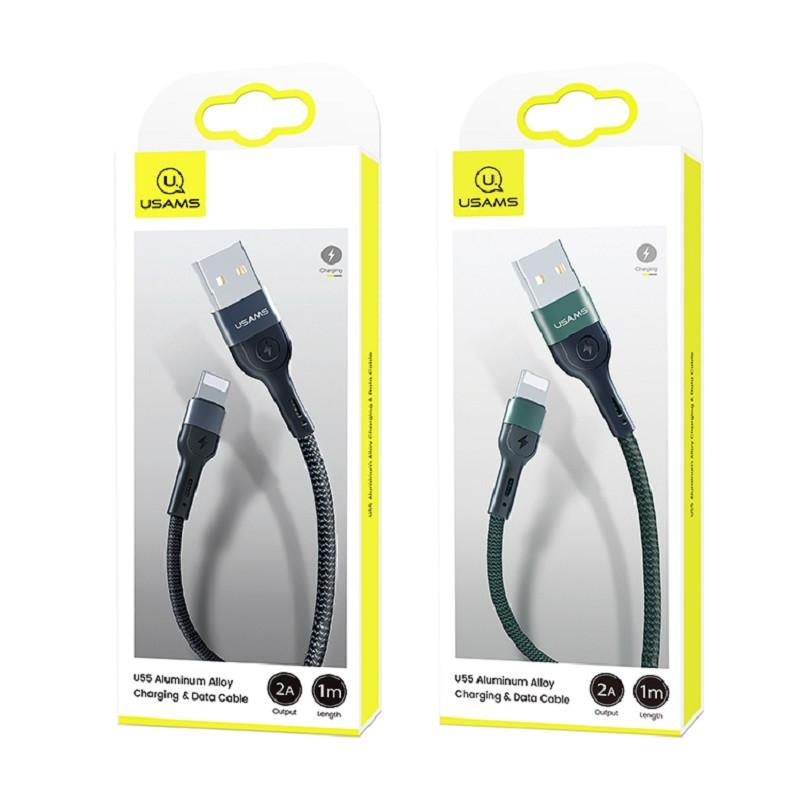 کابل تبدیل USB به لایتنینگ یوسمز مدل U55 طول 1 متر