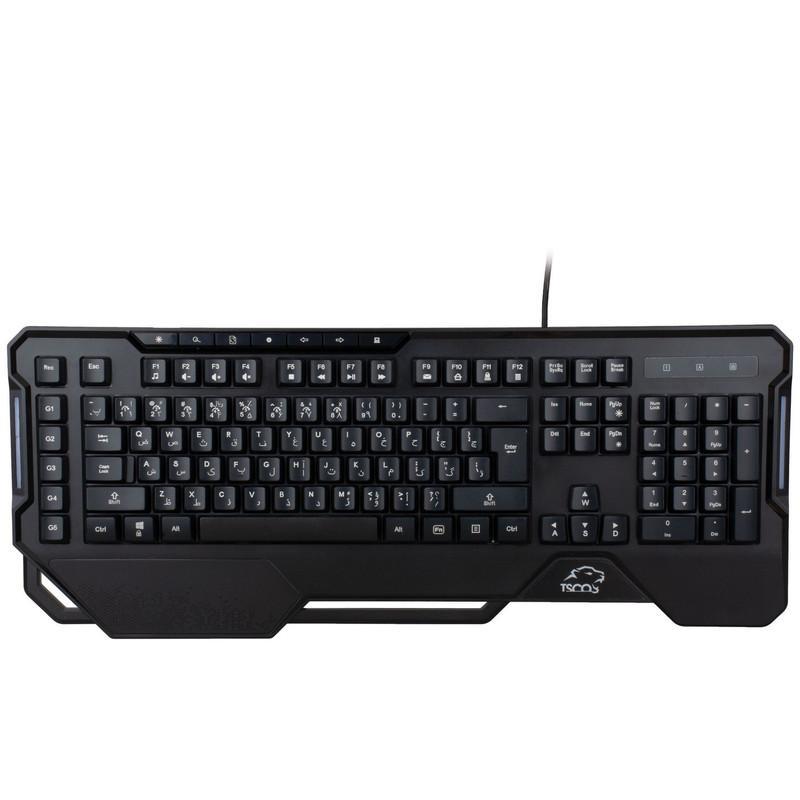 کیبورد گیمینگ تسکو مدل GK 8126، سوییچ ممبران، Full-Size، نورپردازی RGB