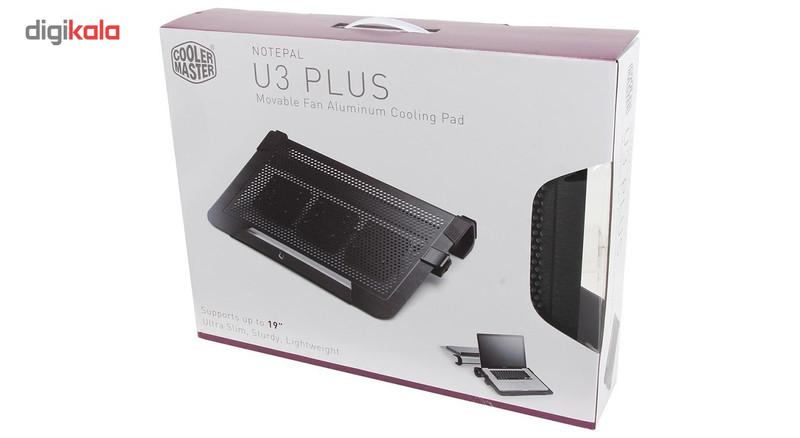پایه خنک کننده کولر مستر مدل NotePal U3 PLUS