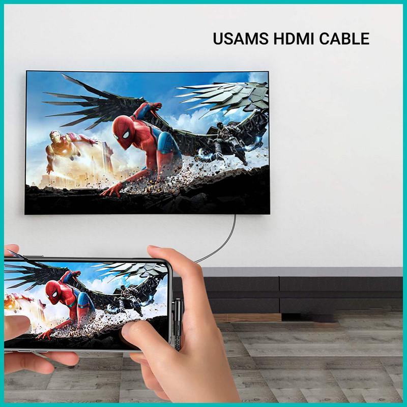 کابل تبدیل USB به لایتنینگ / HDMI یوسمز مدل US-SJ442 طول 2 متر