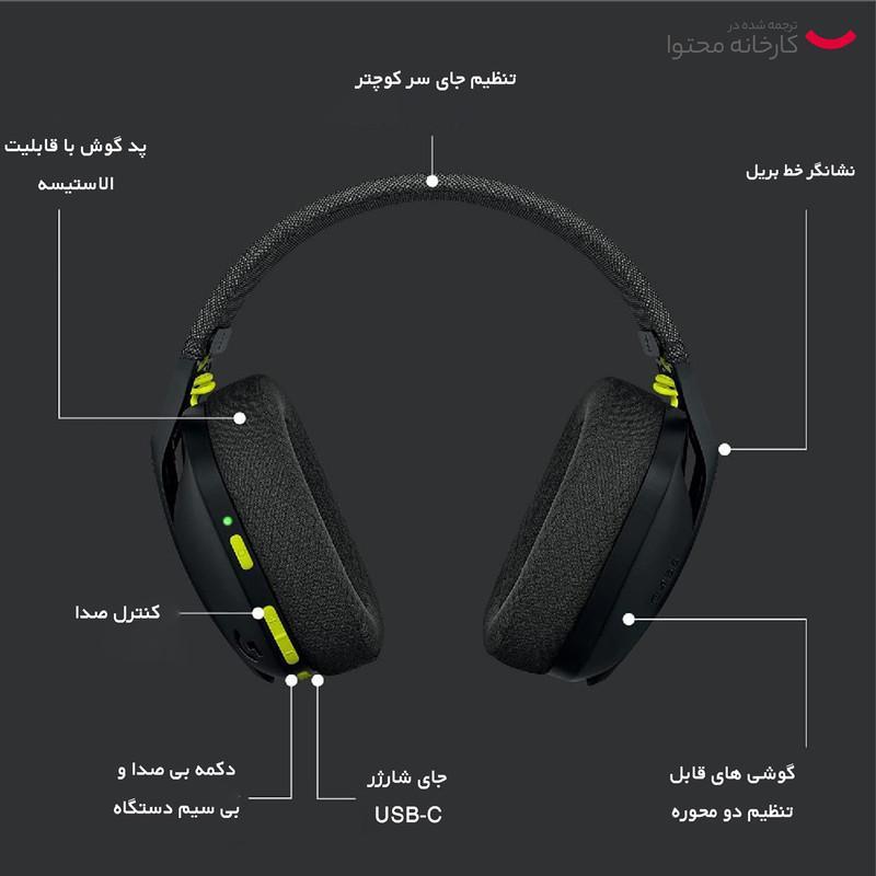 هدست مخصوص بازی لاجیتک مدل G435