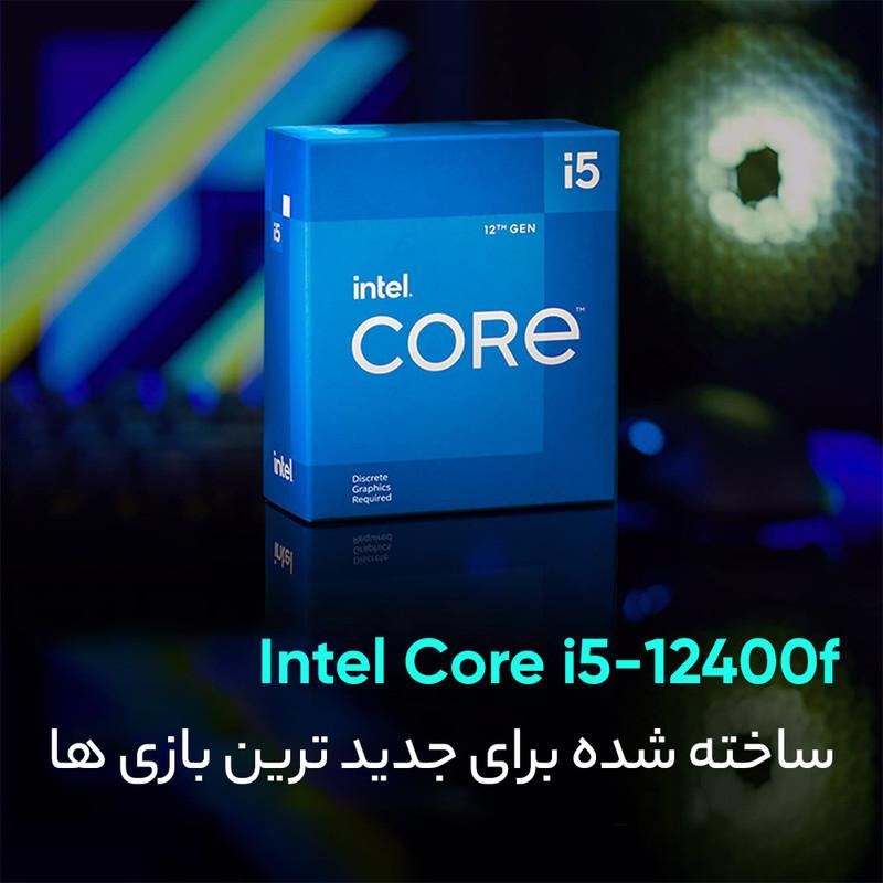 پردازنده مرکزی اینتل مدل Core i5 12400F-Box