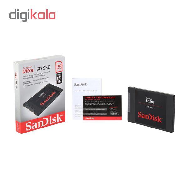 اس اس دی اینترنال سن دیسک مدل ULTRA 3D ظرفیت 500 گیگابایت