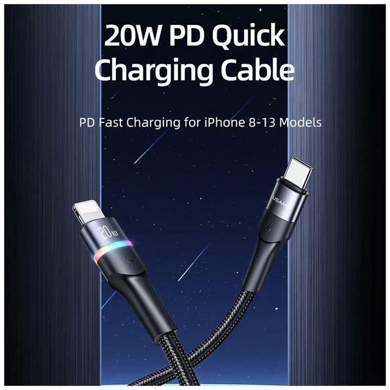 کابل تبدیل USB-C یوسمز مدل US-SJ537 طول 1.2 متر