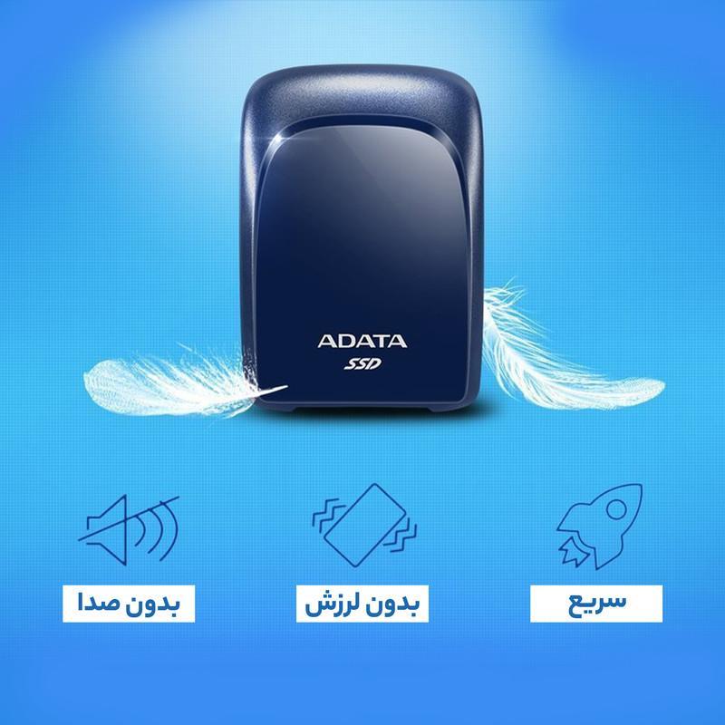 اس اس دی اکسترنال ای دیتا مدل SC680 ظرفیت 240 گیگابایت رابط USB 3.2 Gen2