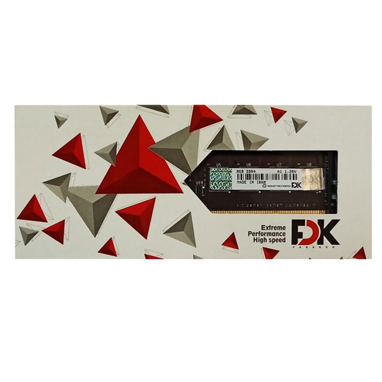 رم دسکتاپ DDR4 تک کاناله 2666 مگاهرتز CL19 فدک مدل A1 ظرفیت 8 گیگابایت