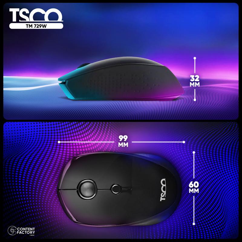 ماوس بی سیم تسکو مدل TM 729W
