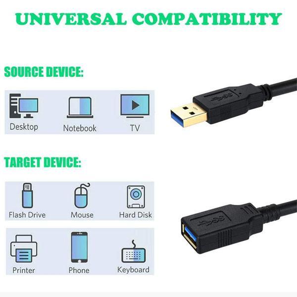 کابل افزایش طول USB3.0 دی نت مدل DA-30 طول 3 متر